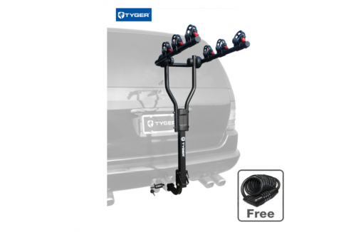 TYGER Deluxe 4-bike Carrier Rack