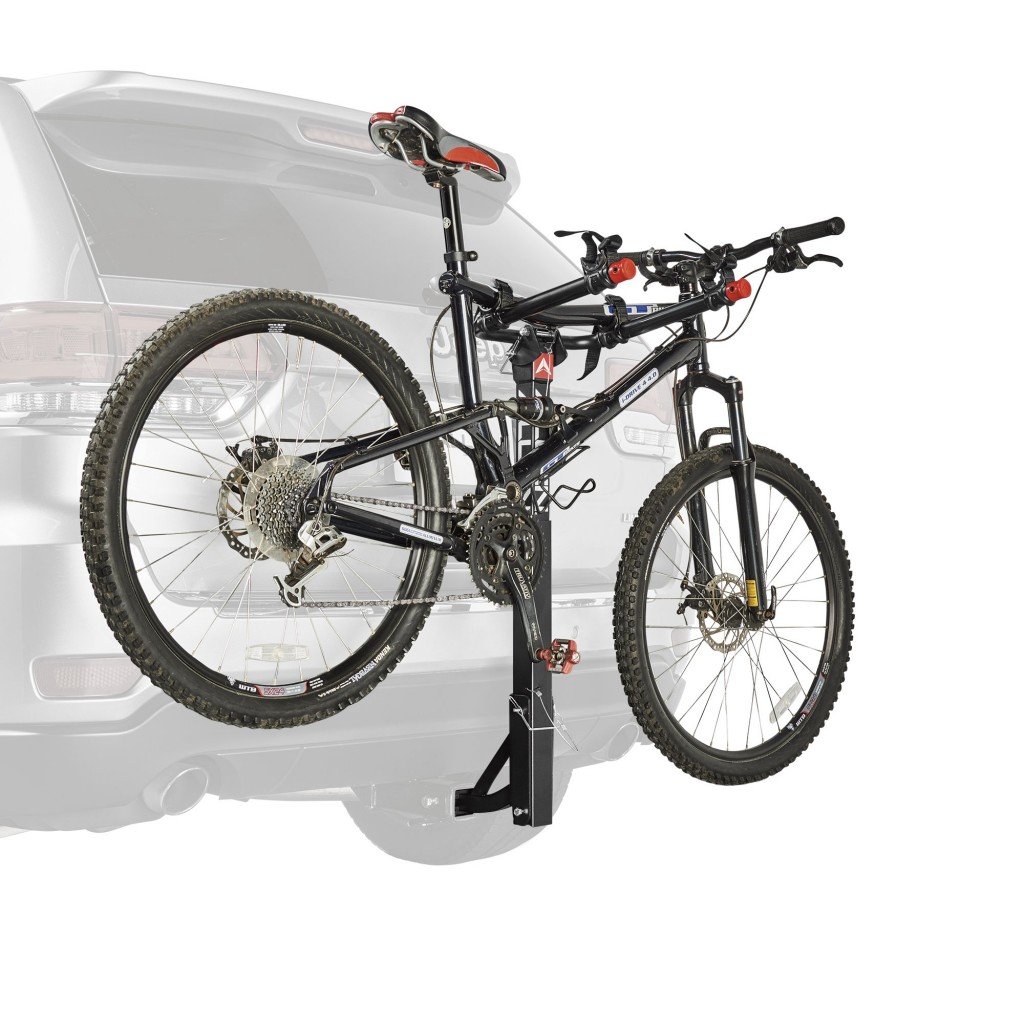 trailer mounted bicycle rack