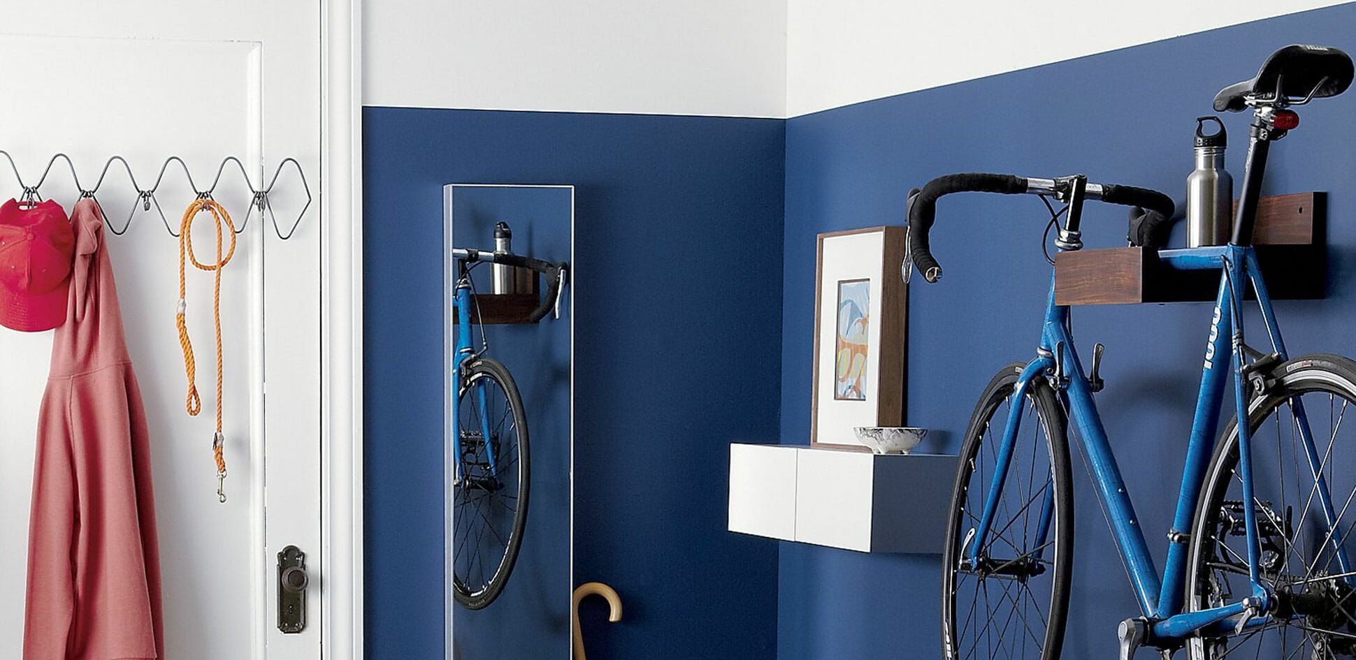wall bicycle racks small spaces